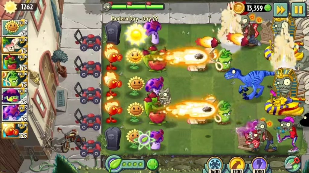 Plants vs Zombies 2 взлом на все растения и солнце