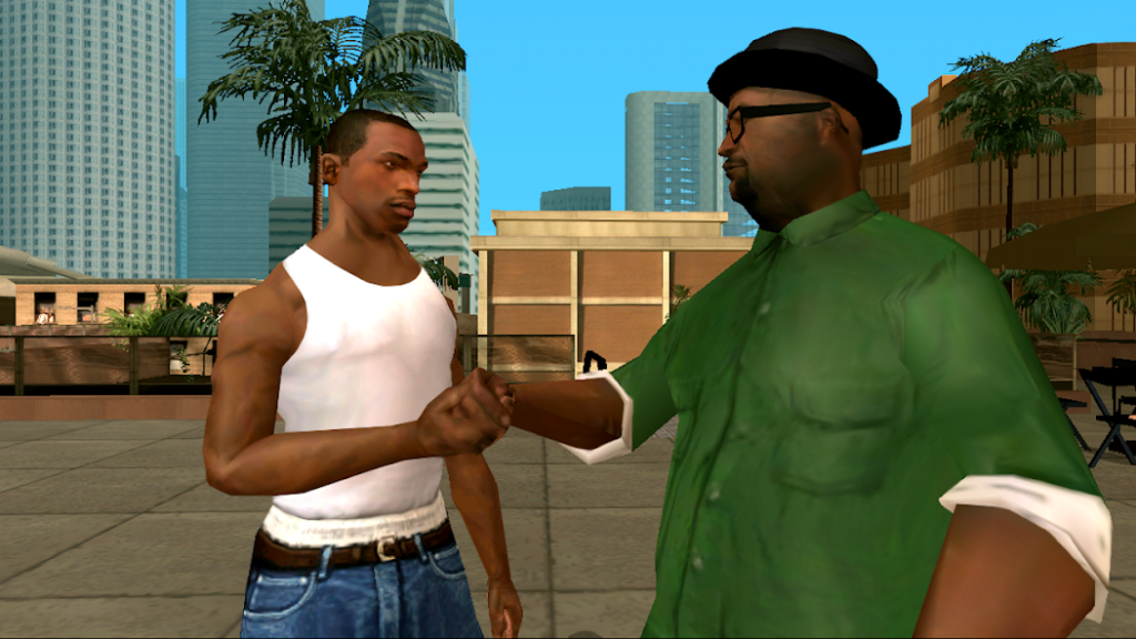 Grand Theft Auto: San Andreas со встроенным кэшем