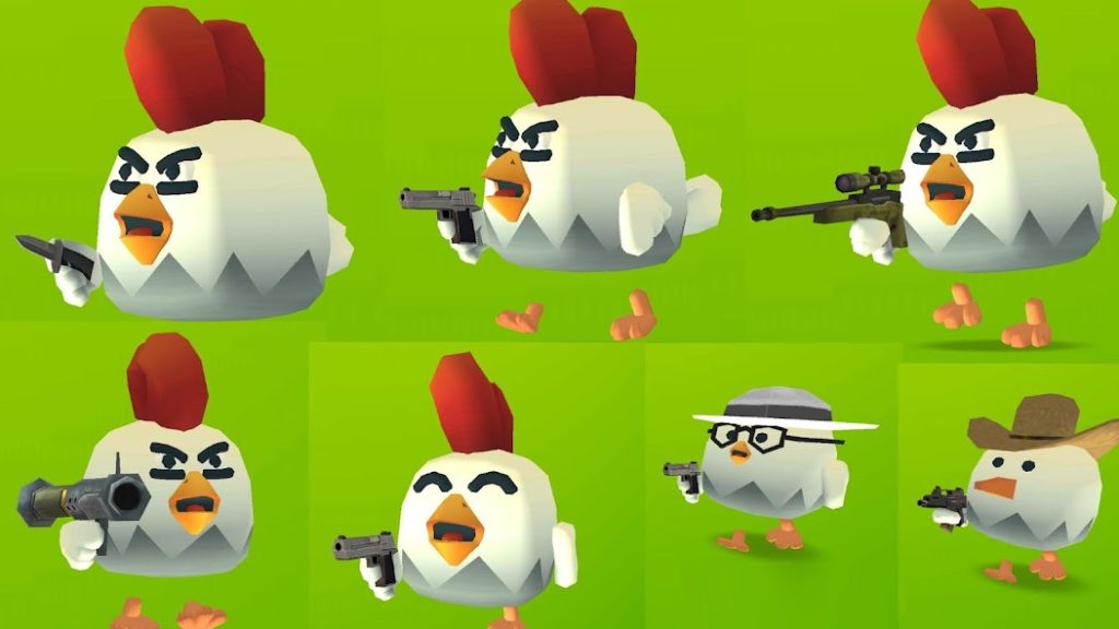 Chicken Gun 4.0.2 взлом на бессмертие и много денег
